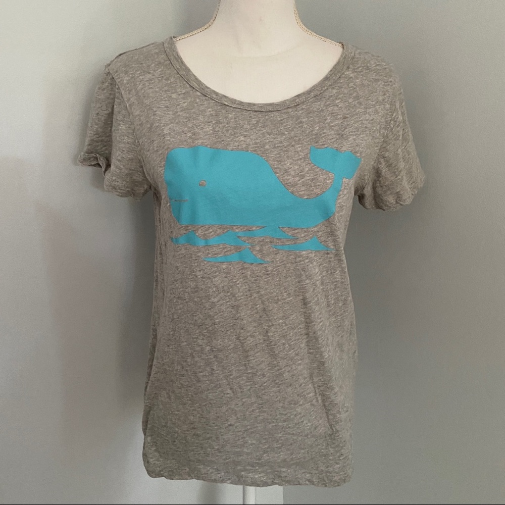5/$25 - Macbeth Collection grey whale tee
